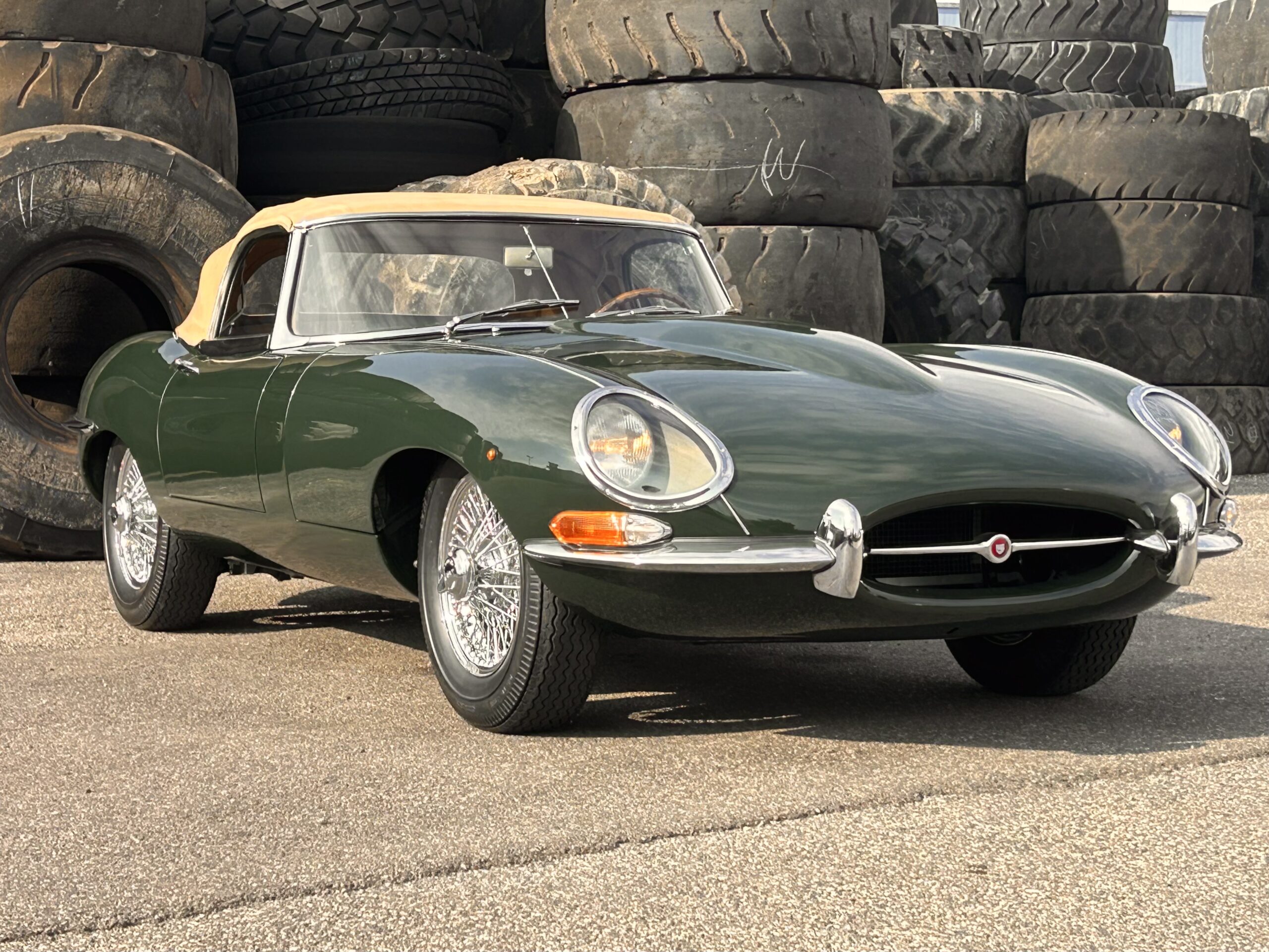 Jaguar E Type 3.8 OTS FLAT FLOOR